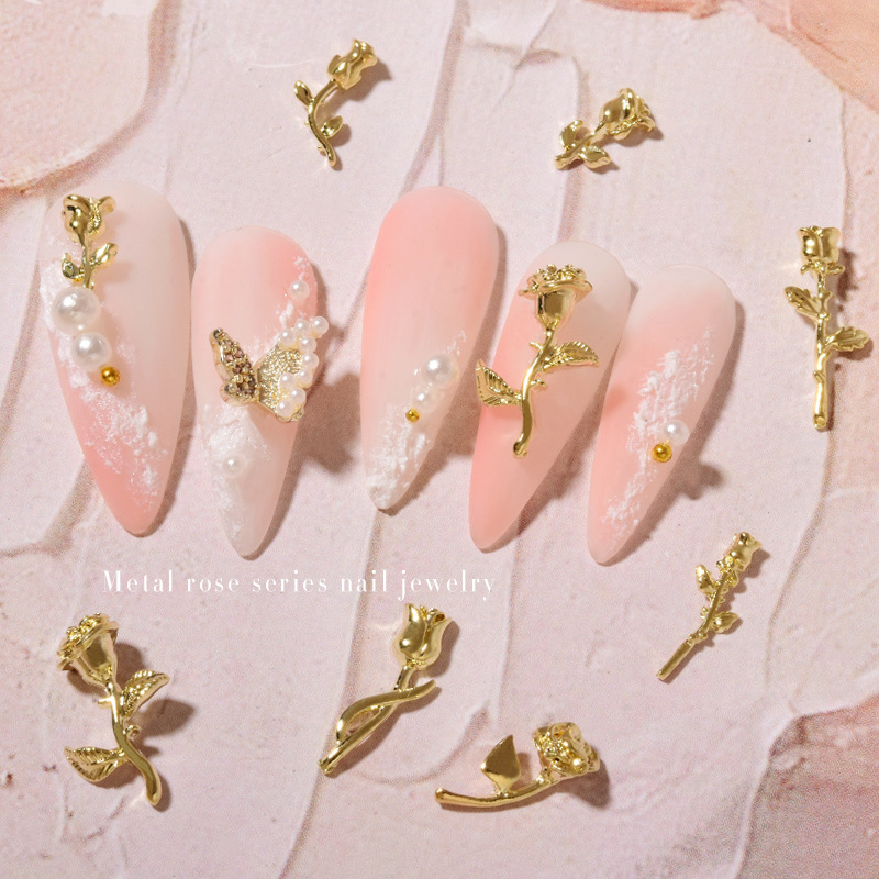 10Pcs 3D Rose Nail Art Ornamen - Art Craft Show のレビューと価格