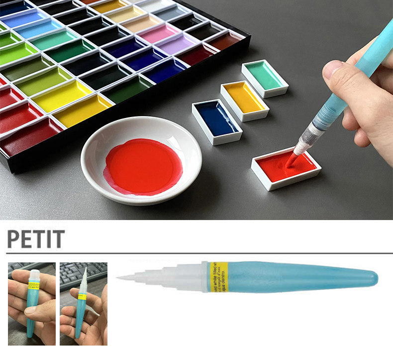 Japanese Kuretake fountain pen - Watercolor Brush Pen のレビューと価格