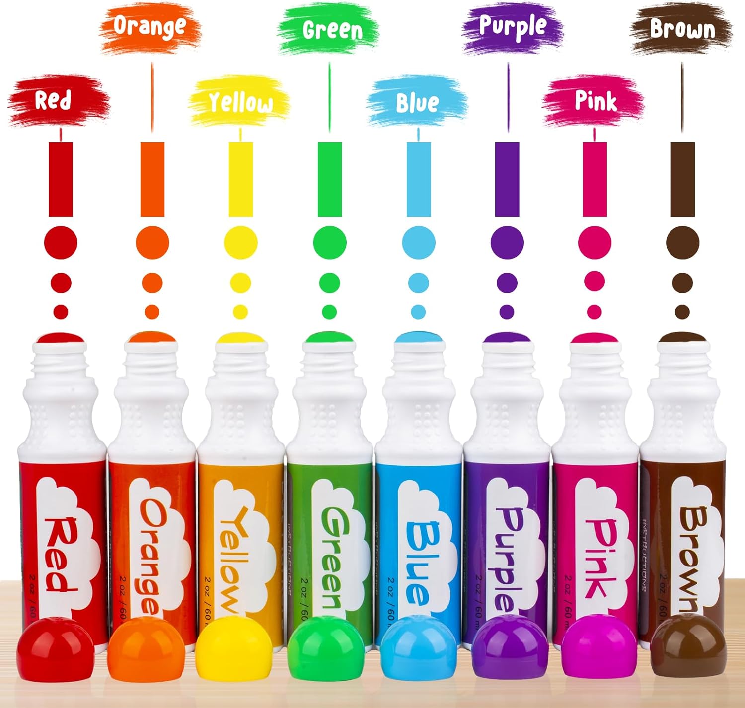 Dot Markers for Toddlers 8 Col - Art Craft For Preschool のレビューと価格