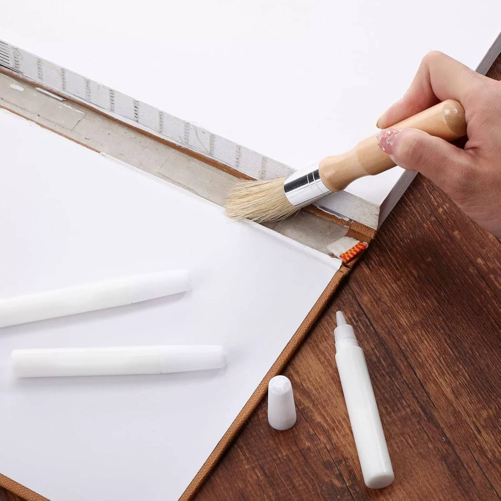 6 Pieces Book Glue and Brush S - Bookbinding Supply Kit のレビューと価格