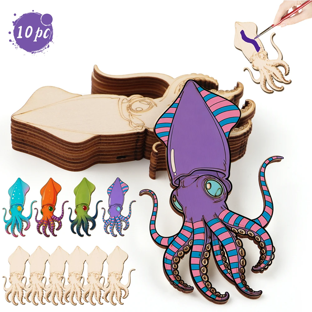 10pcs/set Unfinished Wood Craf - Art & Craft Voucher Code のレビューと価格