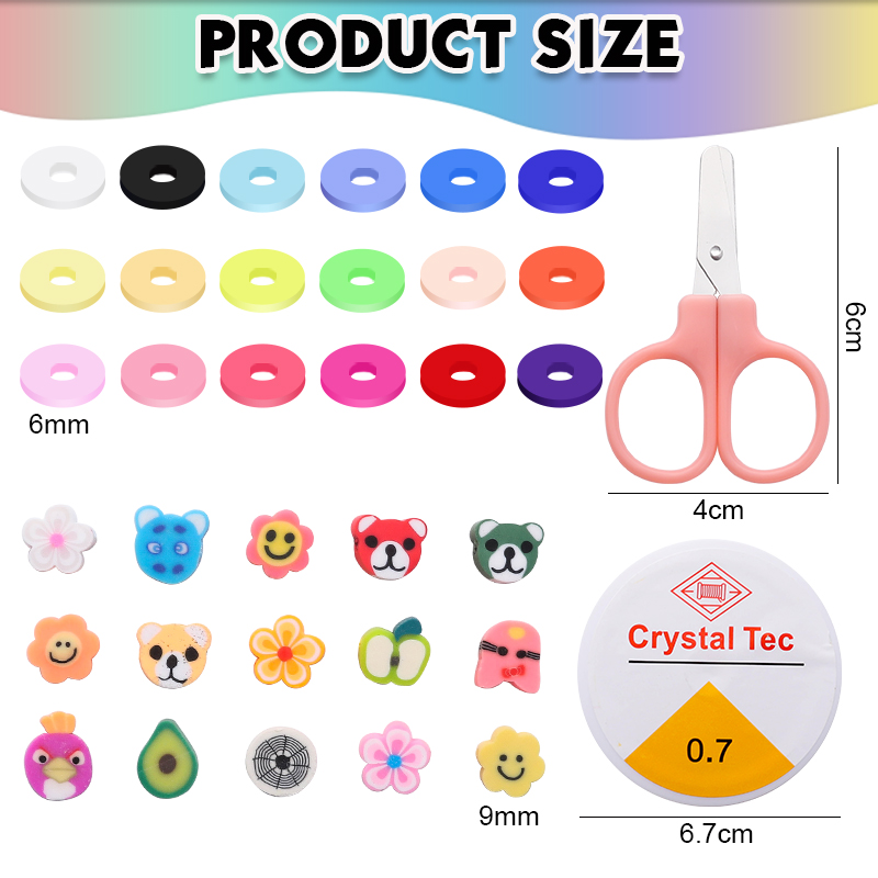Clay Beads Bracelet Making Kit - Letter S Art Craft のレビューと価格