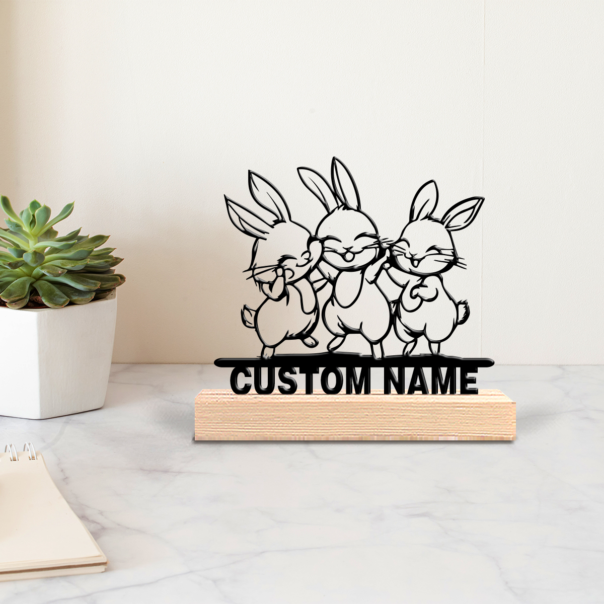 1pc Modern Rabbit Customized T - Art Craft Rabbit のレビューと価格