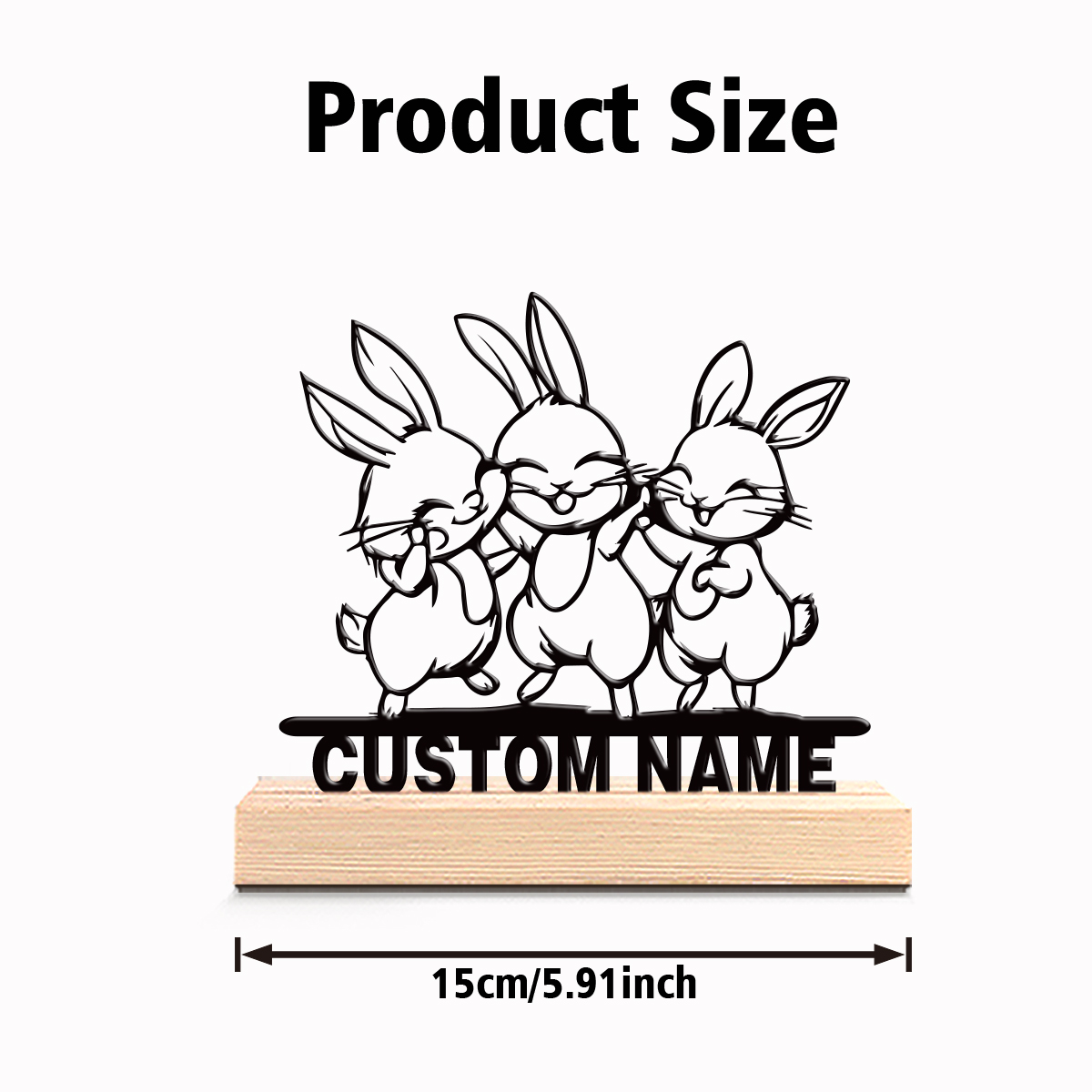 1pc Modern Rabbit Customized T - Art Craft Rabbit のレビューと価格