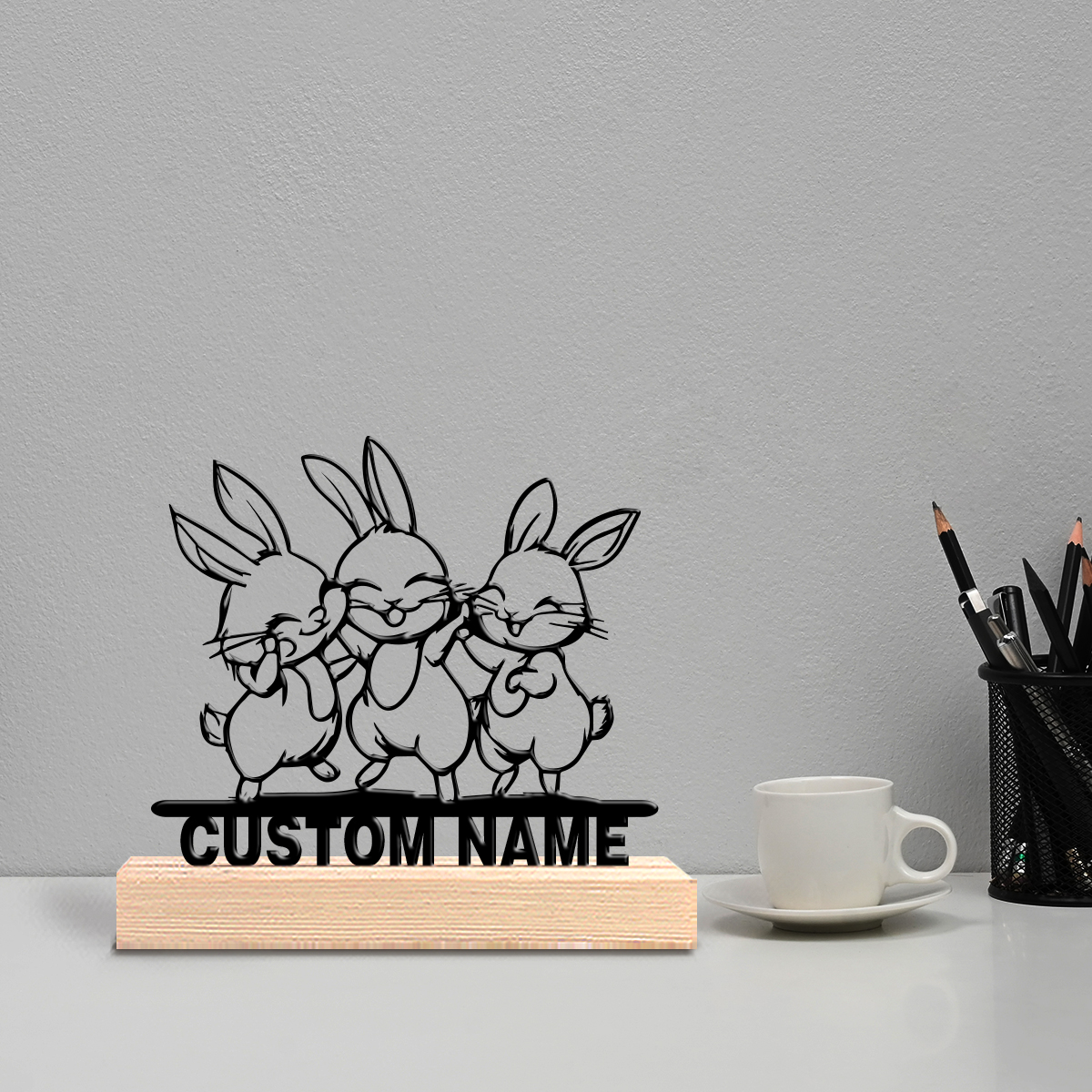 1pc Modern Rabbit Customized T - Art Craft Rabbit のレビューと価格