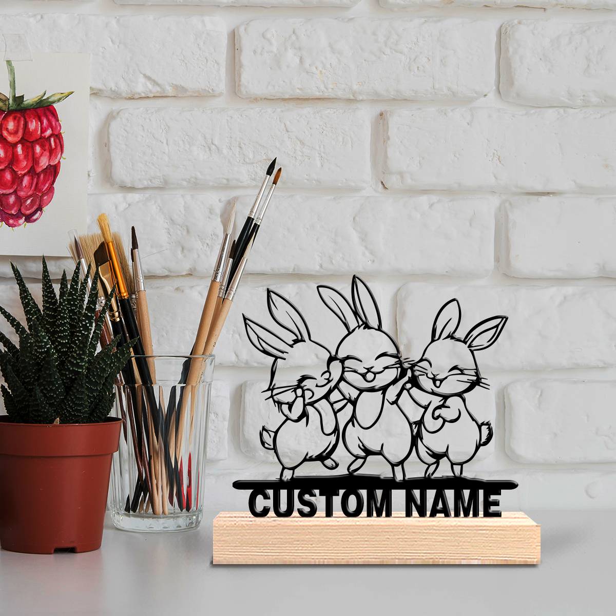 1pc Modern Rabbit Customized T - Art Craft Rabbit のレビューと価格