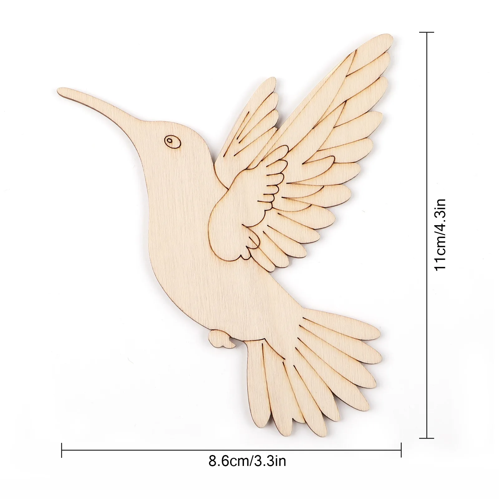 10pcs Unfinished Wood Animal B - Art & Craft Voucher Code のレビューと価格