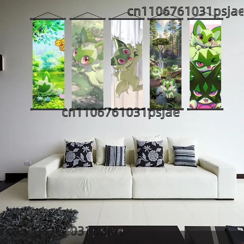Sprigatito Scroll Art, Well -  - Art Craft Show のレビューと価格