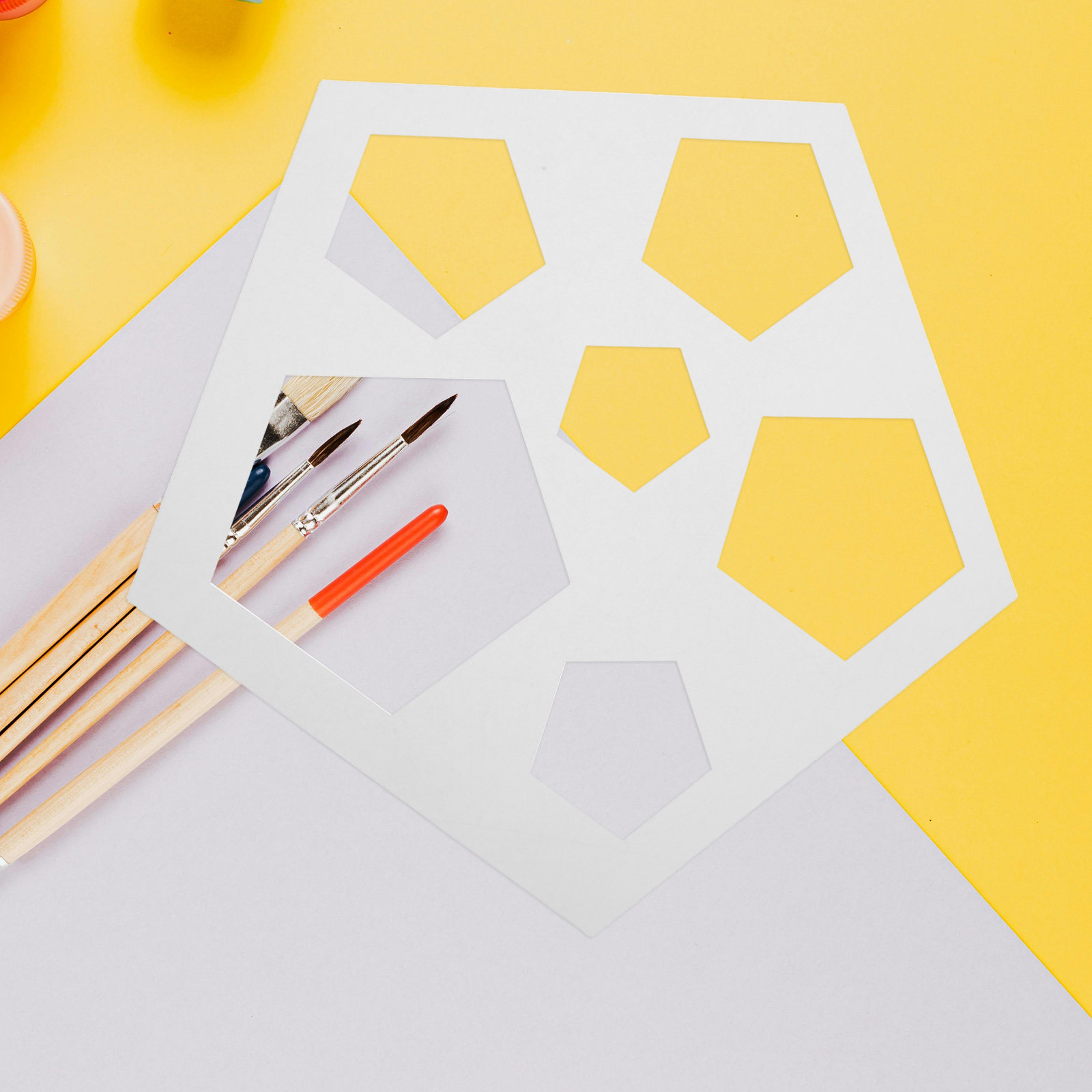 12Pcs Geometric Shape Stencils - Art Craft For Preschool のレビューと価格
