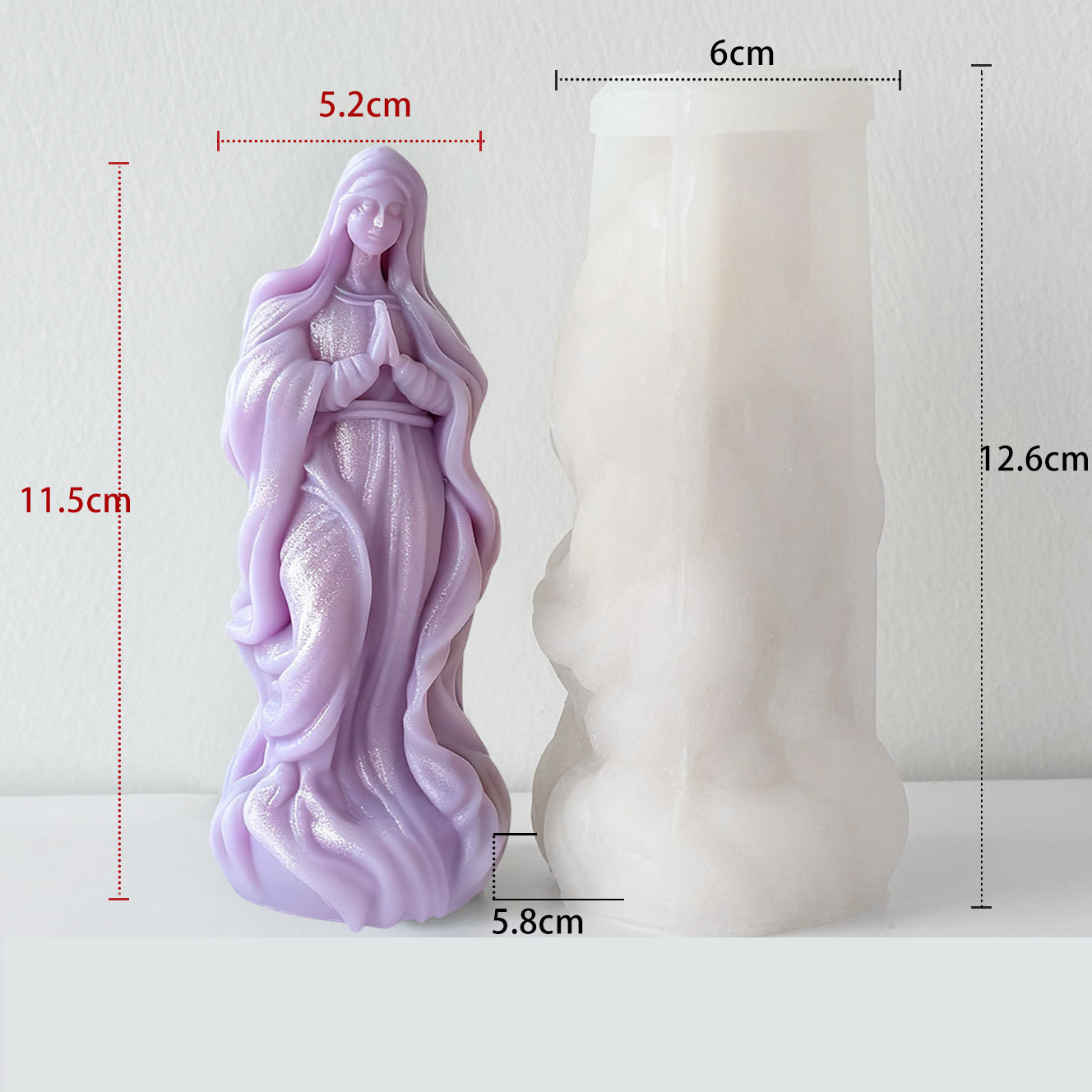 Portrait Candle Mould Decorati - Art Craft Show のレビューと価格