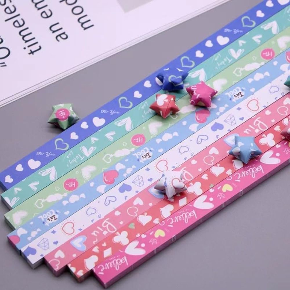 540 Sheets Colorful Star Origa - Art Craft Show のレビューと価格