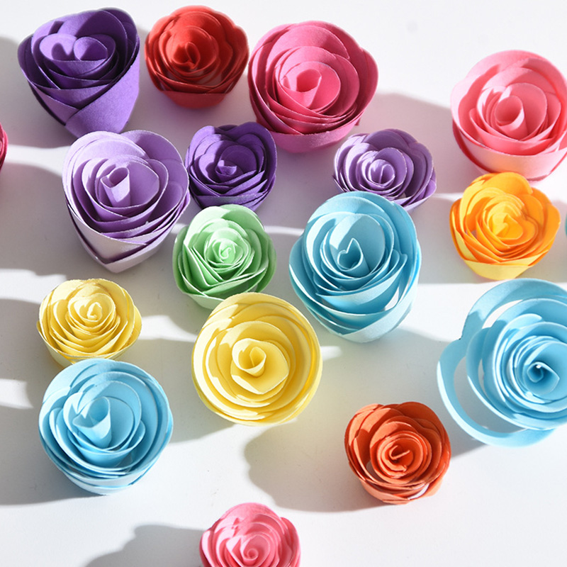 Multiple Colors Rose Flower Qu - Quilling Paper Strips のレビューと価格