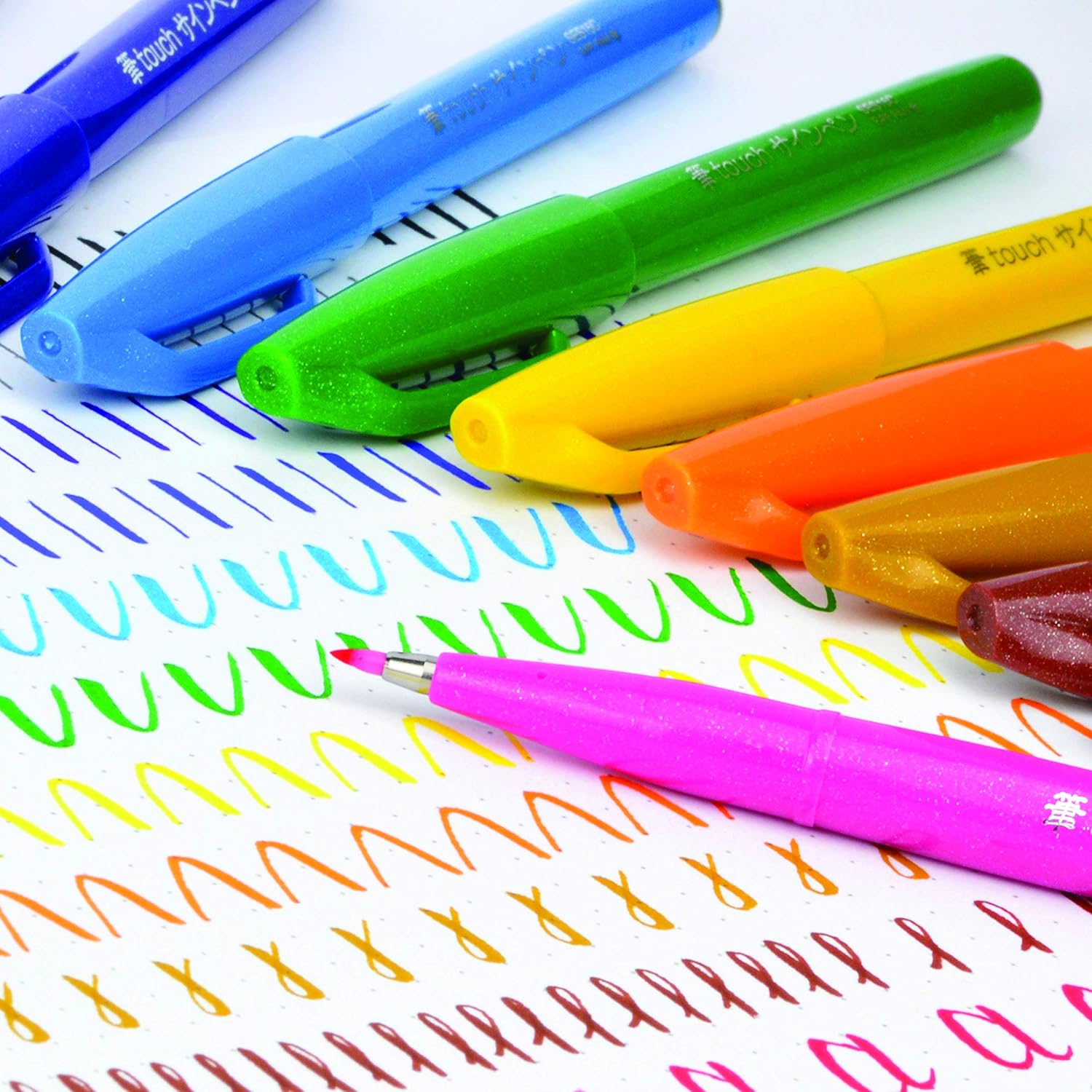 Fude Brush Tip Markers, 12 Ass - Watercolor Brush Pen のレビューと価格