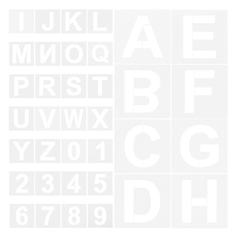 72Pcs Plastic Alphabet Number  - Letter S Art Craft のレビューと価格