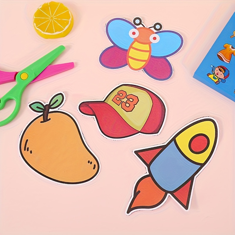 96Pcs Fun Paper Cutting Set, P - Art Craft Kits For Kids のレビューと価格