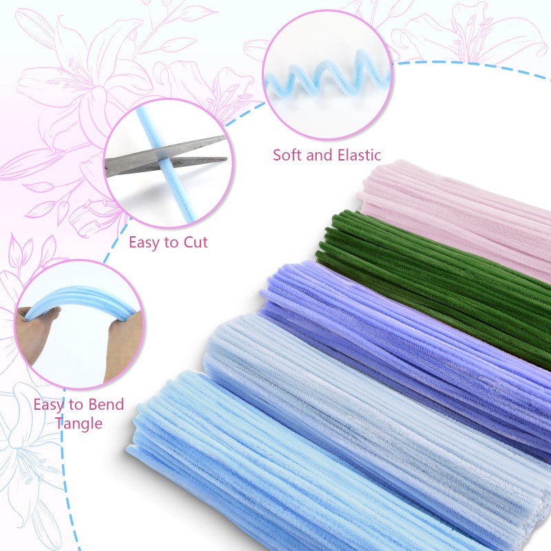 Pipe Cleaners Chenille Stems J - Art Craft Kids のレビューと価格