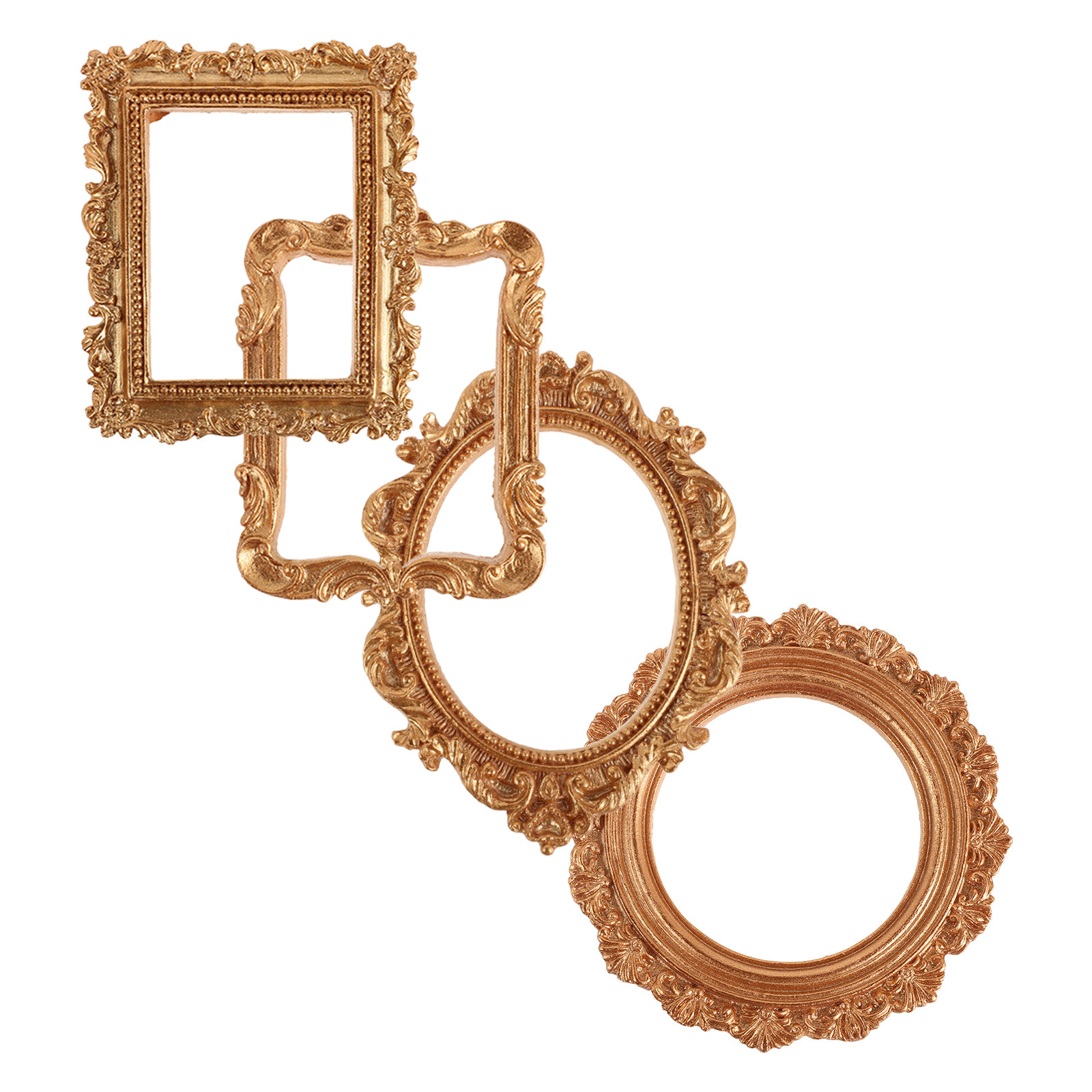 4Pcs Vintage Mini Photo Frames - Art Craft Gallery のレビューと価格