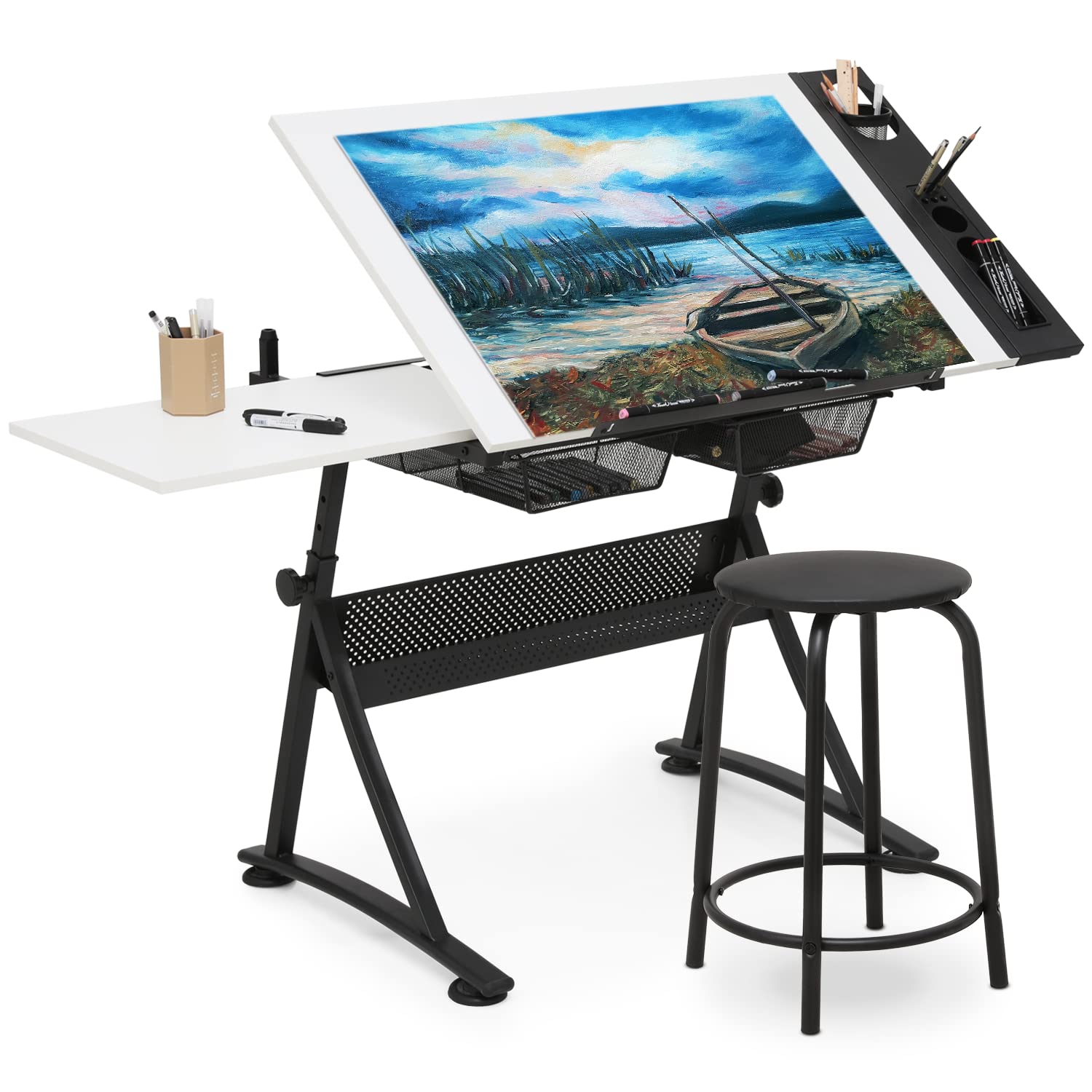Adjustable Drafting Desk with  - Art & Craft Voucher Code のレビューと価格