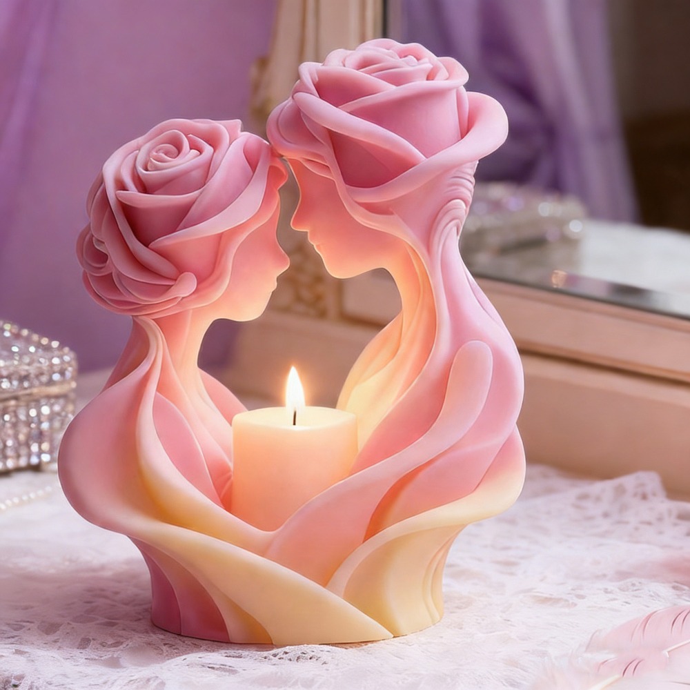 Romantic Candle Mold, Rose Lov - Art Craft Show のレビューと価格