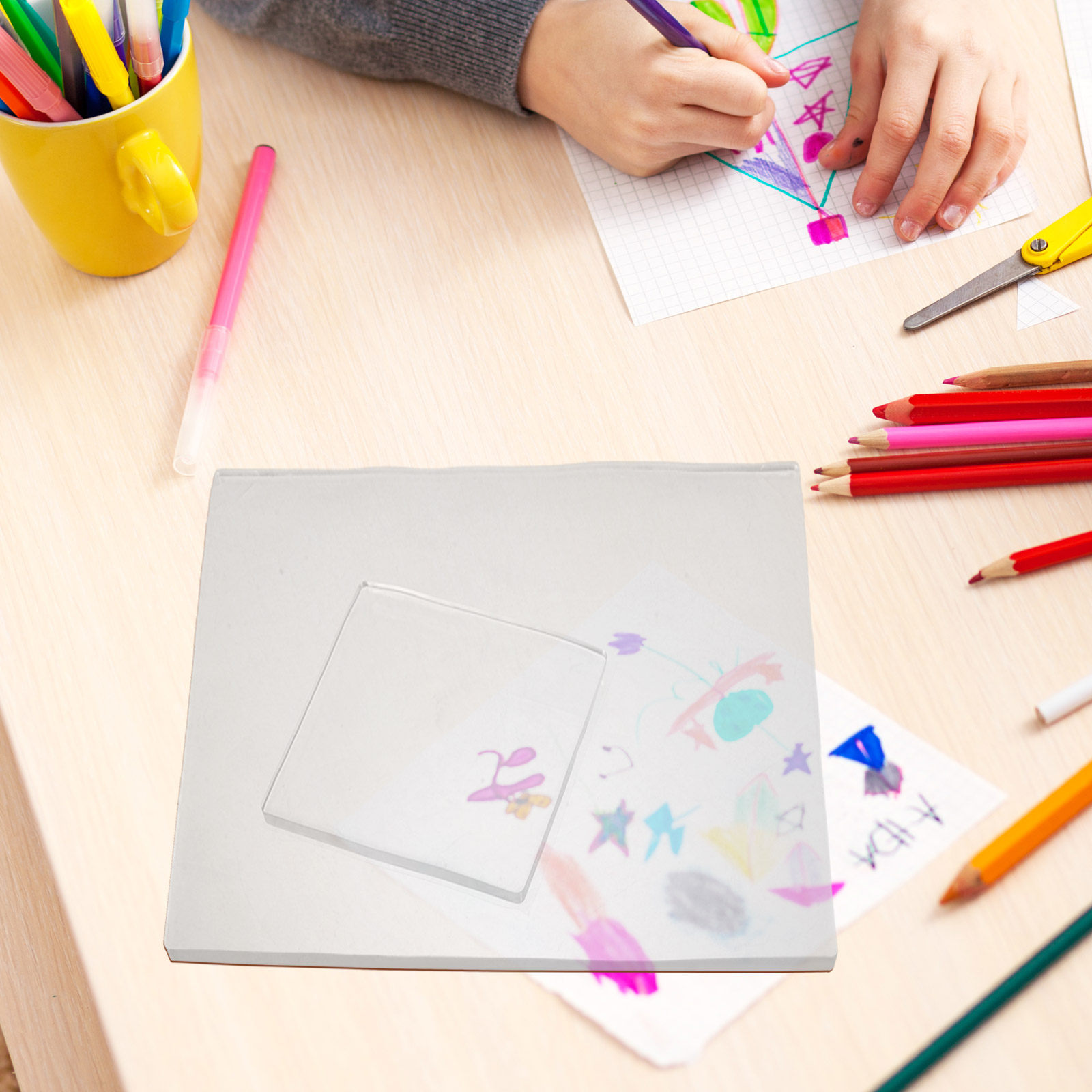 2Pcs Kids Gel Printing Plates  - Art Craft Stick のレビューと価格