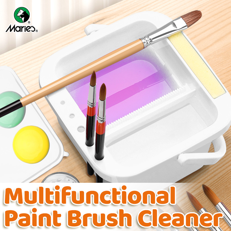 Marie's White Paint Brush Clea - Watercolor Brush Pen のレビューと価格