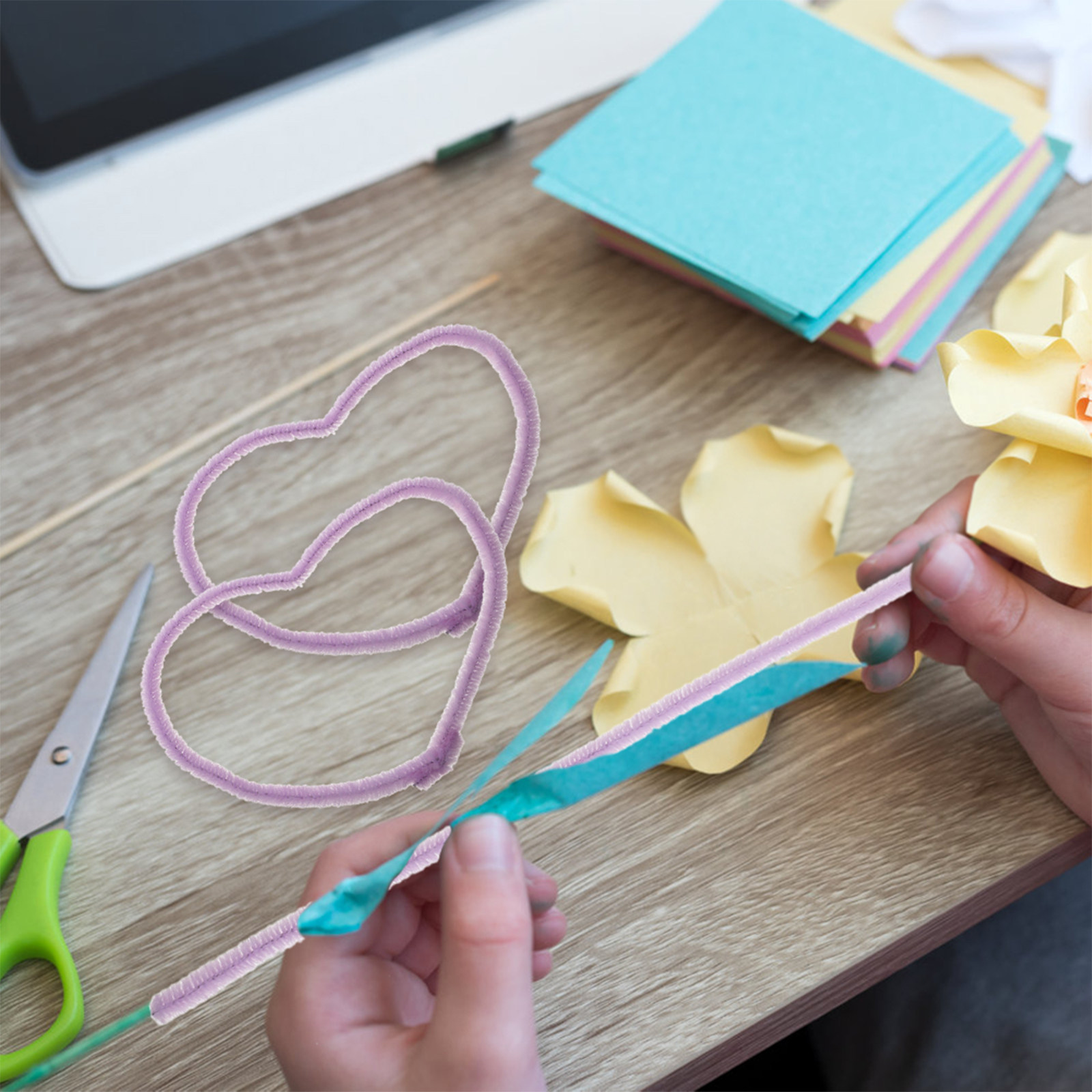 100Pcs Twistable Sticks for Ki - Art Craft Stick のレビューと価格