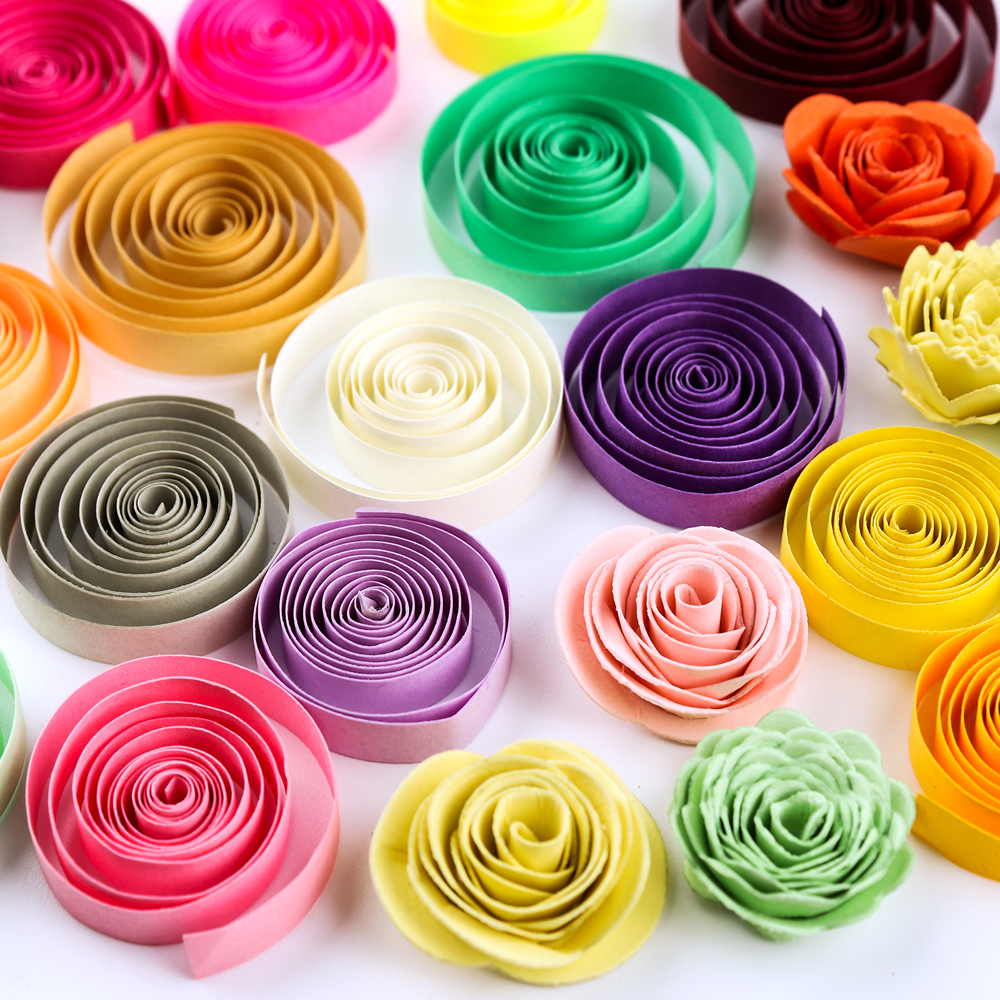 Colorful 100pcs/pack Quilling  - Quilling Paper Strips のレビューと価格