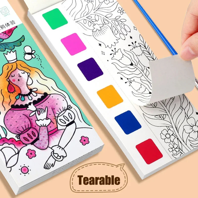 Portable Watercolor Book Set - - Art Craft Kits For Kids のレビューと価格