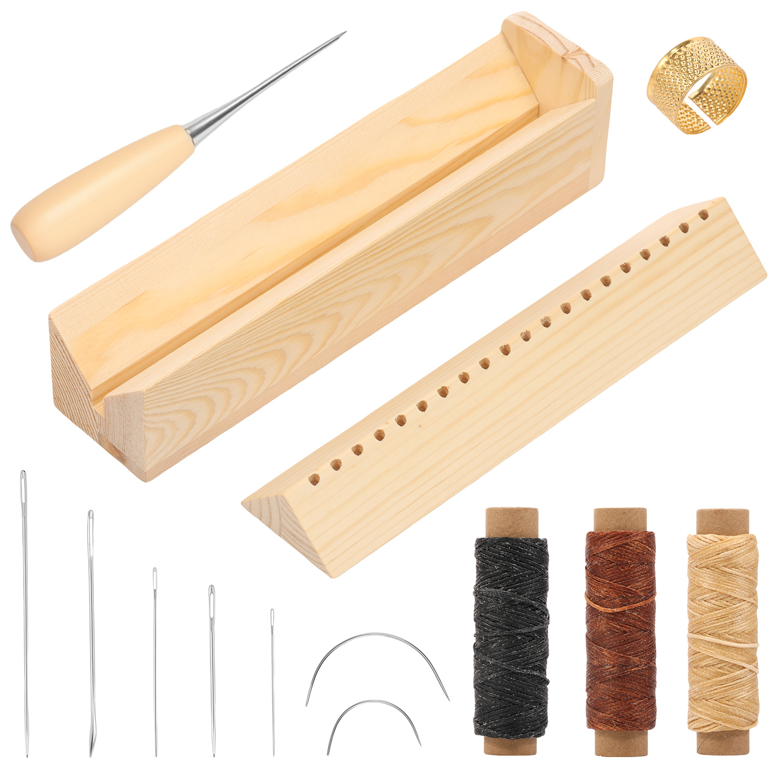 Wood Bookbinding Punching Crad - Bookbinding Supply Kit のレビューと価格