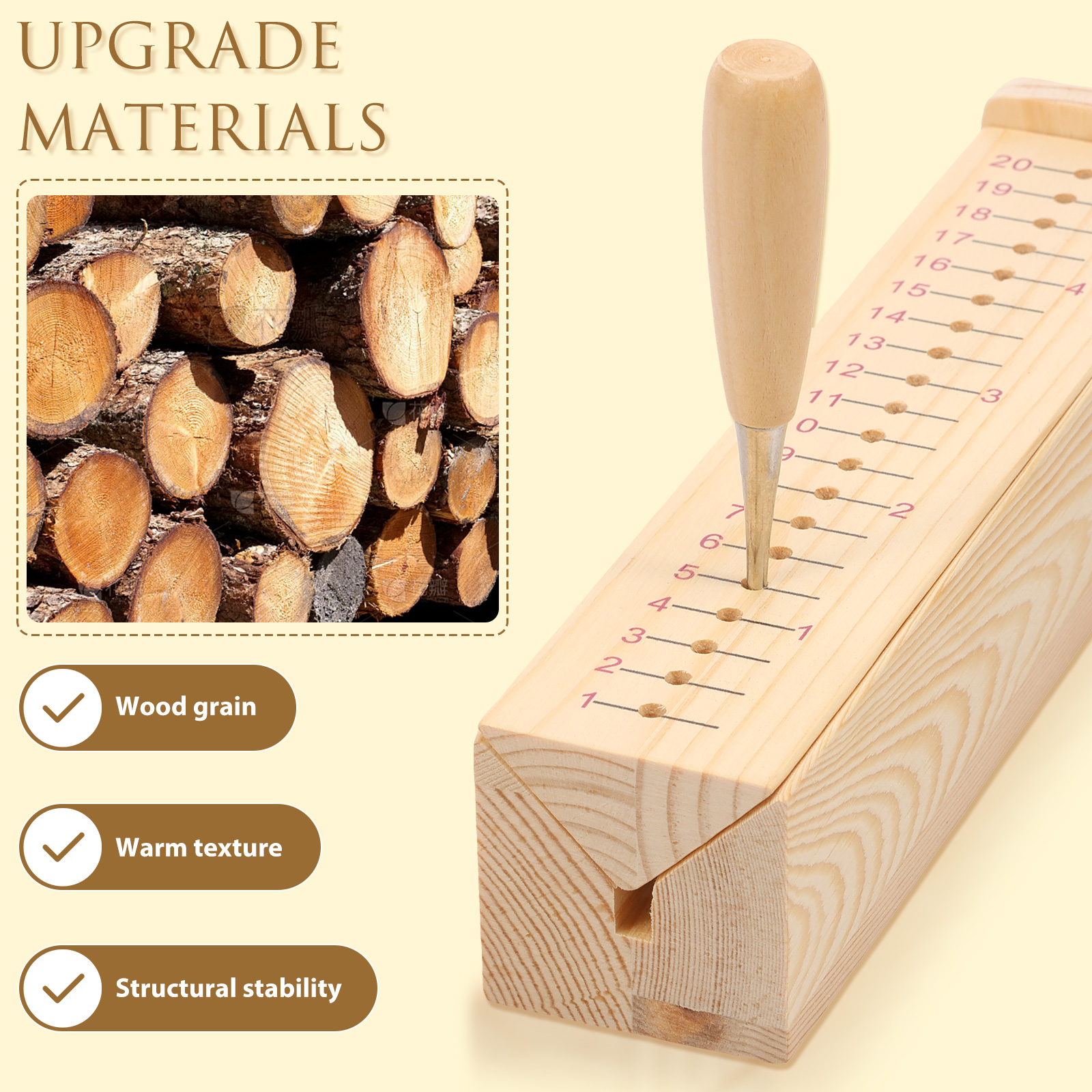 Wood Bookbinding Punching Crad - Bookbinding Supply Kit のレビューと価格
