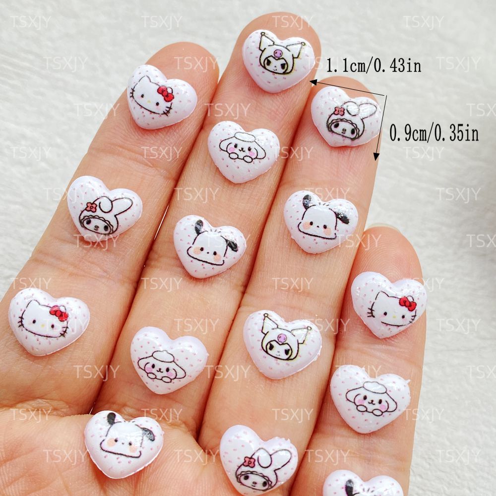 50PCS Mini Cartoon Heart Shape - Art Craft Rabbit のレビューと価格