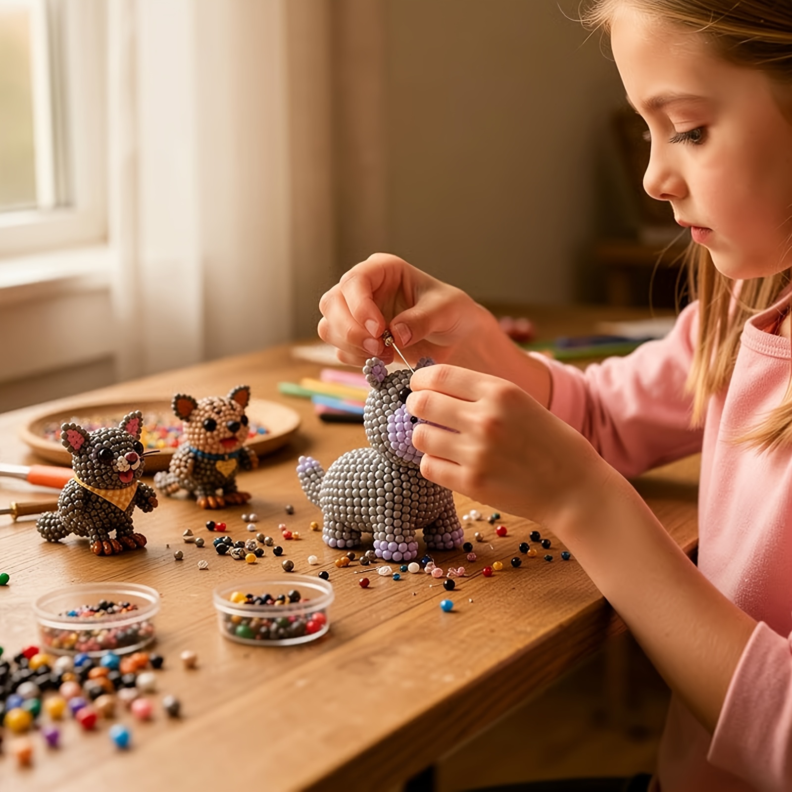 2026 Version Mini 3D Beaded An - Art Craft Kit のレビューと価格