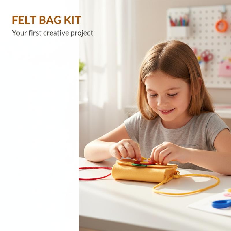 Children Felt Bag Making Kit D - Art Craft For Kindergarten のレビューと価格