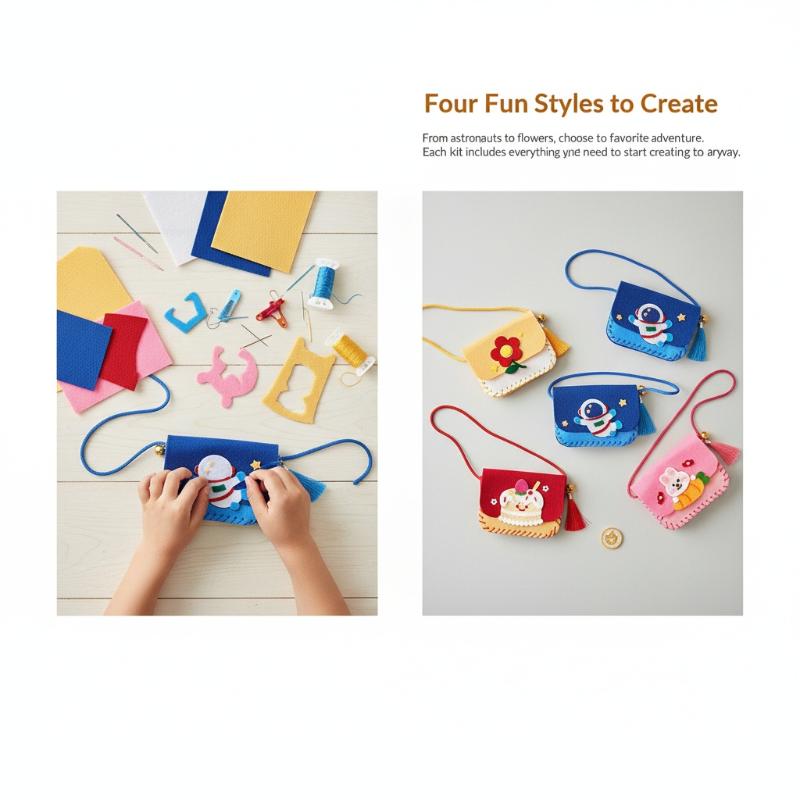 Children Felt Bag Making Kit D - Art Craft For Kindergarten のレビューと価格