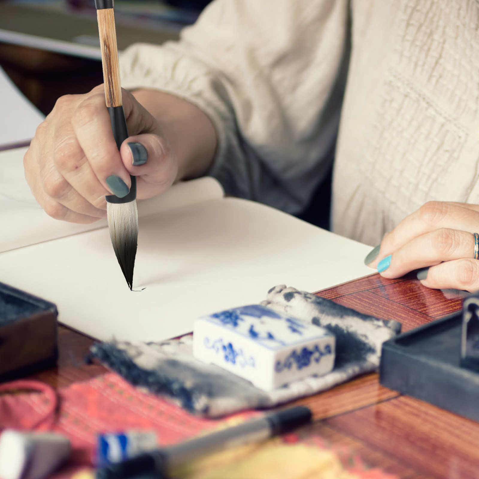 1Pcs Wolf and Goat Hair Large  - Watercolor Brush Pen のレビューと価格