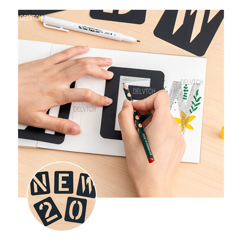 42Pcs Reusable Plastic Alphabe - Letter S Art Craft のレビューと価格