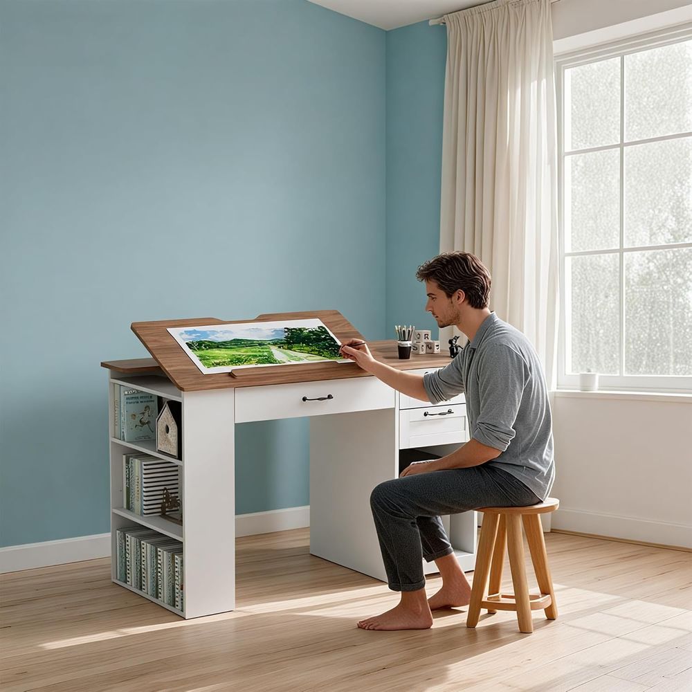 Adjustable Art Desk with Stora - Art & Craft Voucher Code のレビューと価格