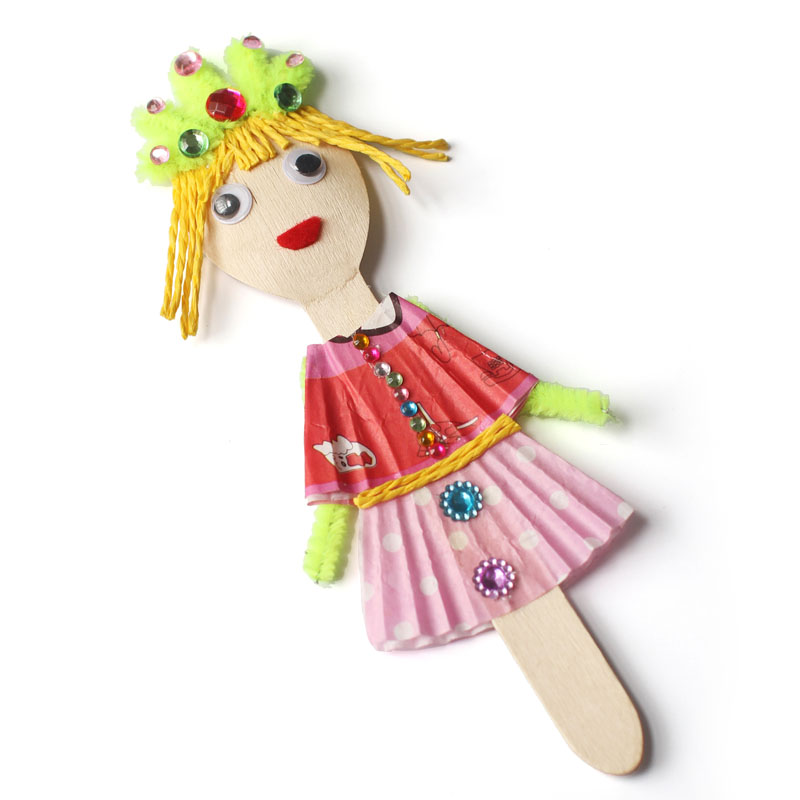 20PCS/LOT.Wood spoon arts and  - Art Craft For Kindergarten のレビューと価格