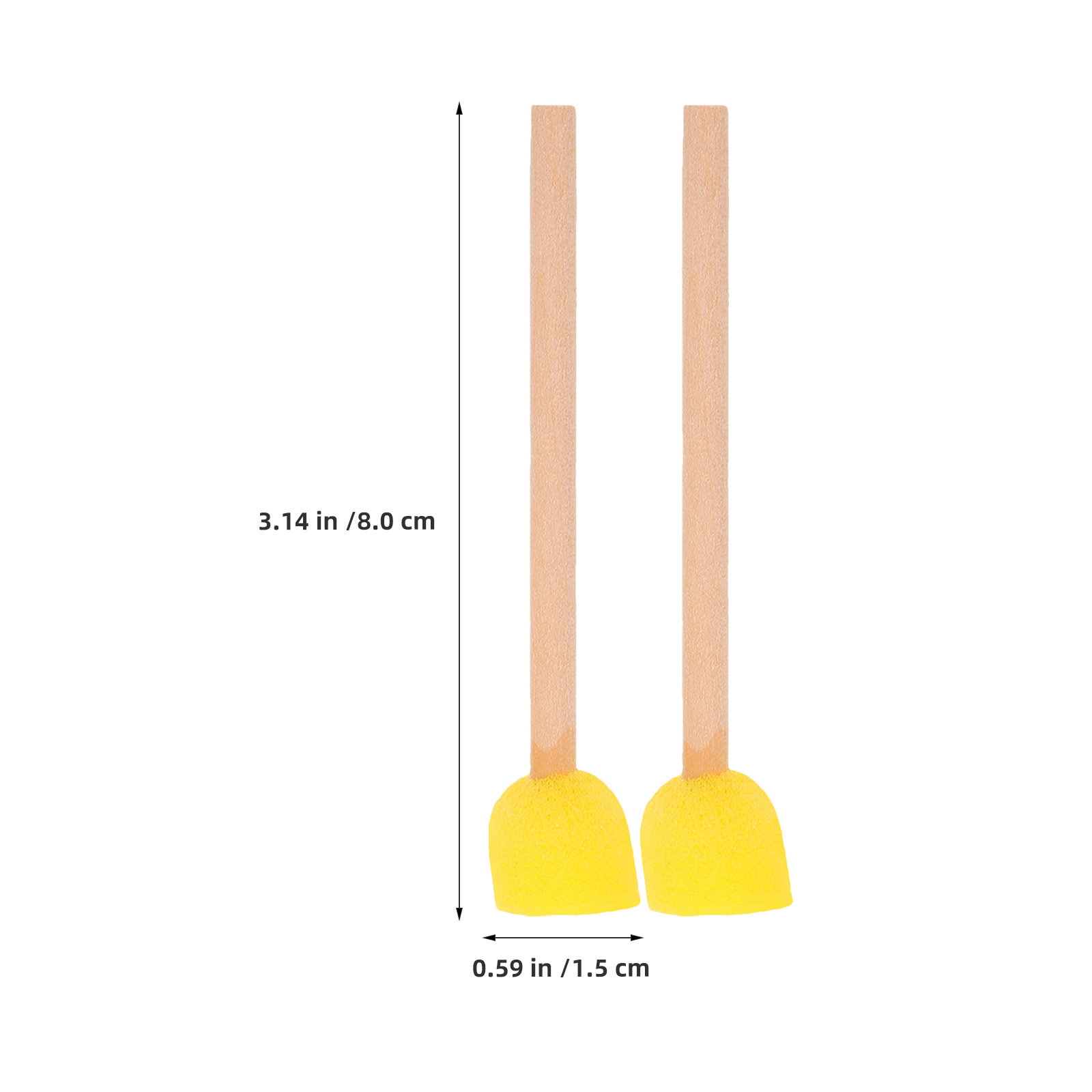 80Pcs Round Sponge Brushes Woo - Art Craft For Preschool のレビューと価格