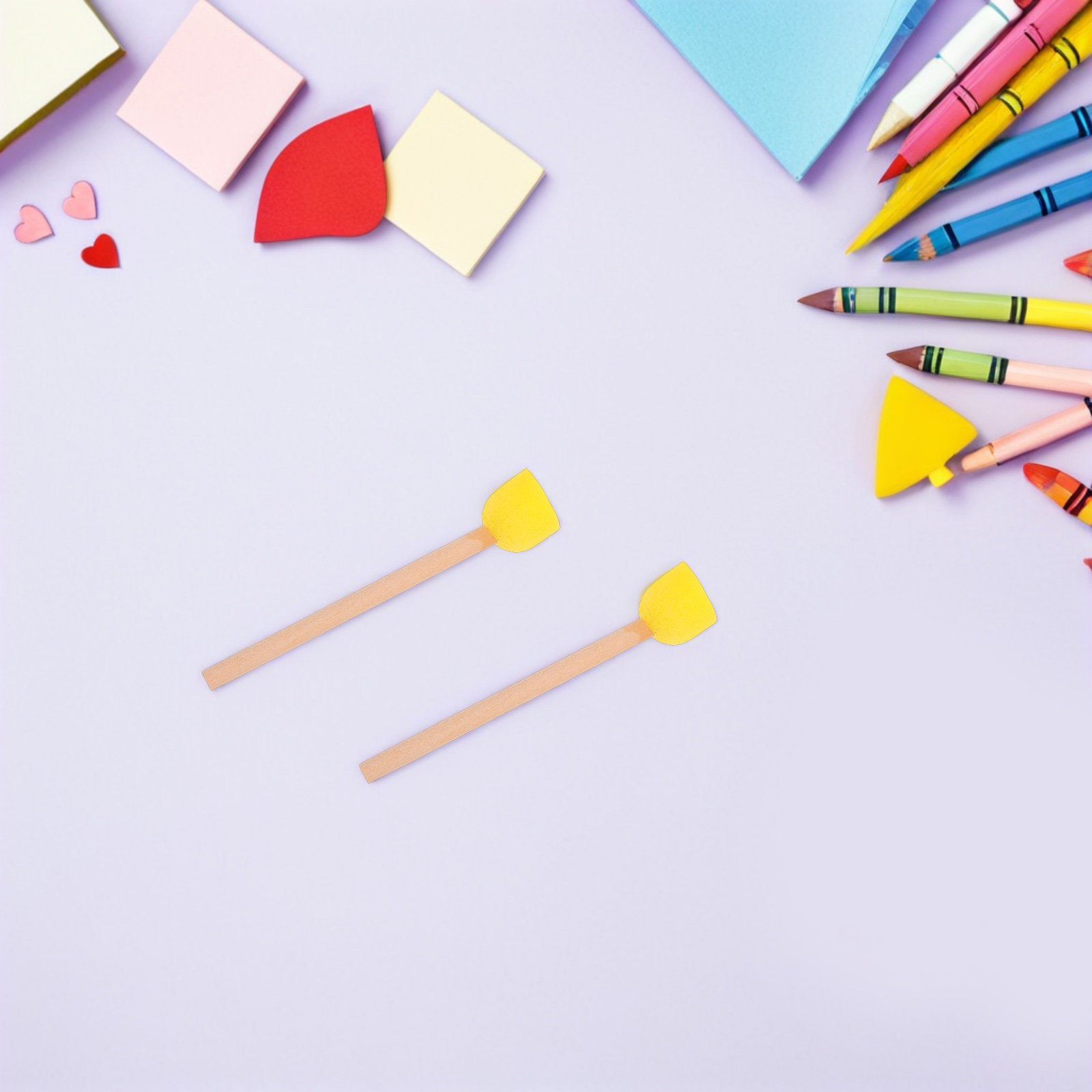 80Pcs Round Sponge Brushes Woo - Art Craft For Preschool のレビューと価格