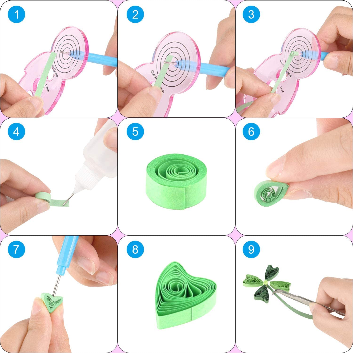 Paper Quilling Set 18 Kinds To - Quilling Paper Strips のレビューと価格