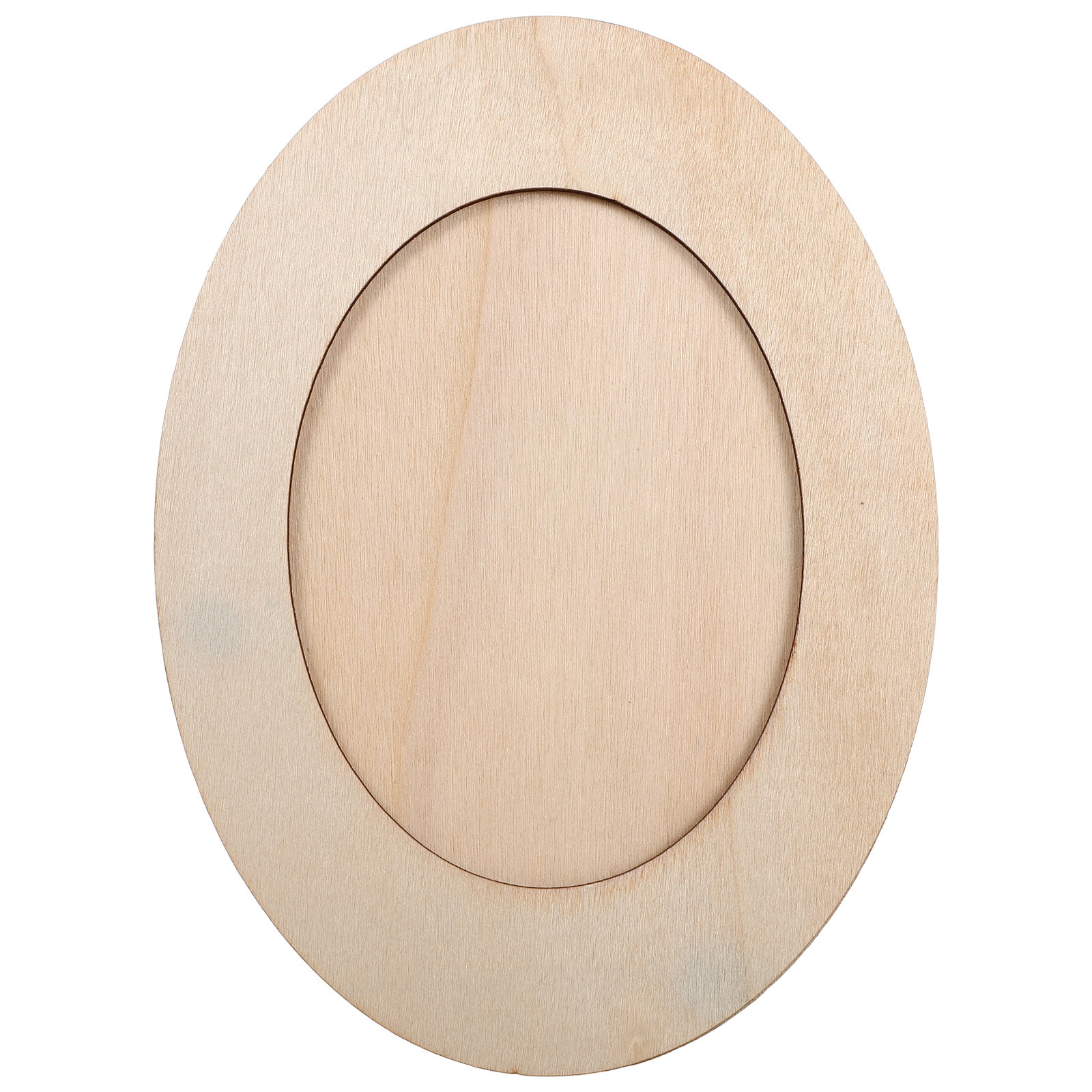 Unfinished Wood Oval Photo Fra - Art Craft For Preschool のレビューと価格