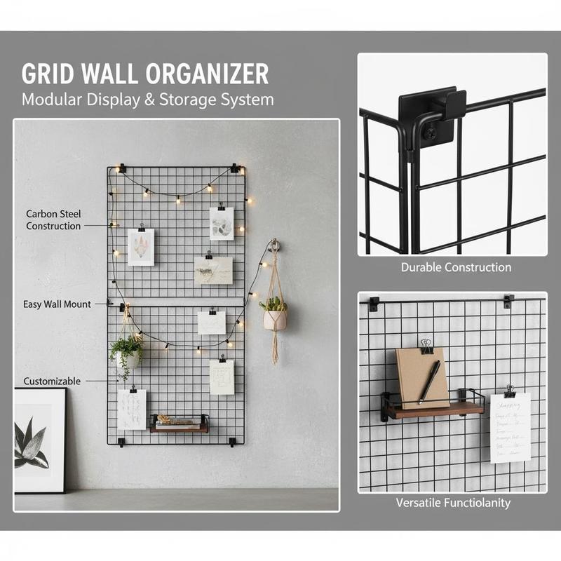 3 Packs Grid Wall Panels, 2 x  - Art Craft Show のレビューと価格