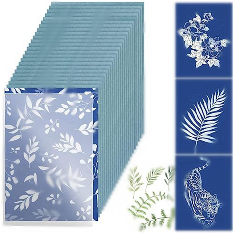 60 Sheets Cyanotype Paper, Sun - Art Craft Kits For Kids のレビューと価格