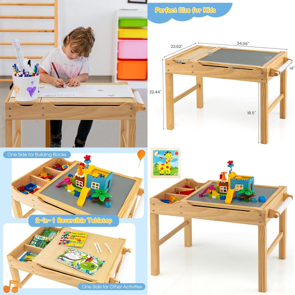 3-in-1 Wooden Building Block D - Art Craft Building のレビューと価格