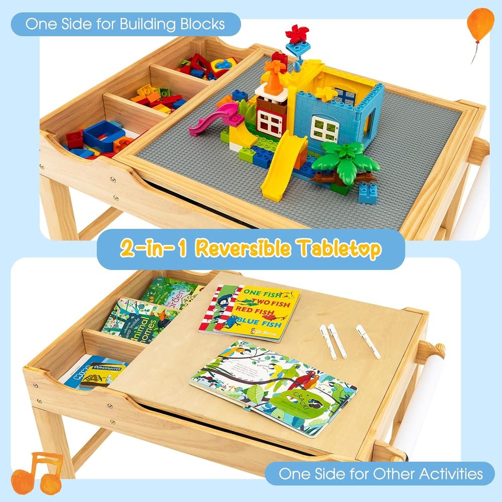 3-in-1 Wooden Building Block D - Art Craft Building のレビューと価格
