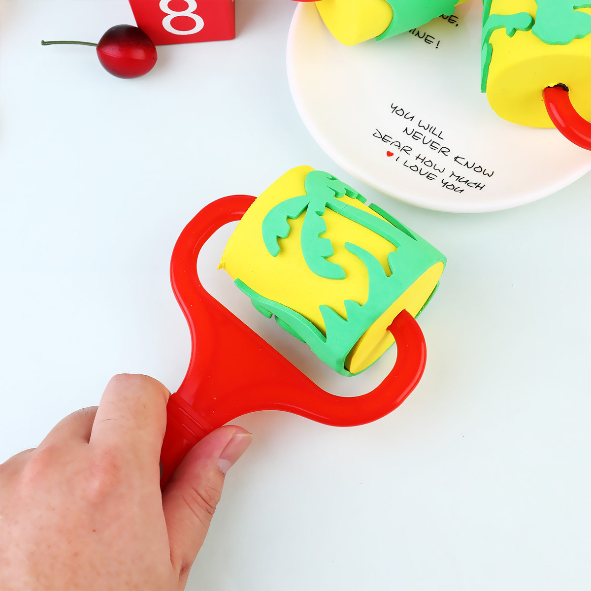 5Pcs Sponge Stamper Set Animal - Art Craft For Preschool のレビューと価格