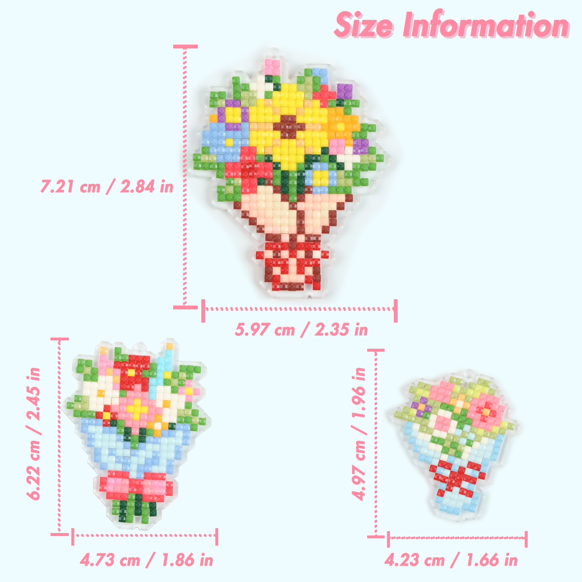 FOREVER YOUNG 3PCS Bouquet Acr - Art Craft Kit のレビューと価格