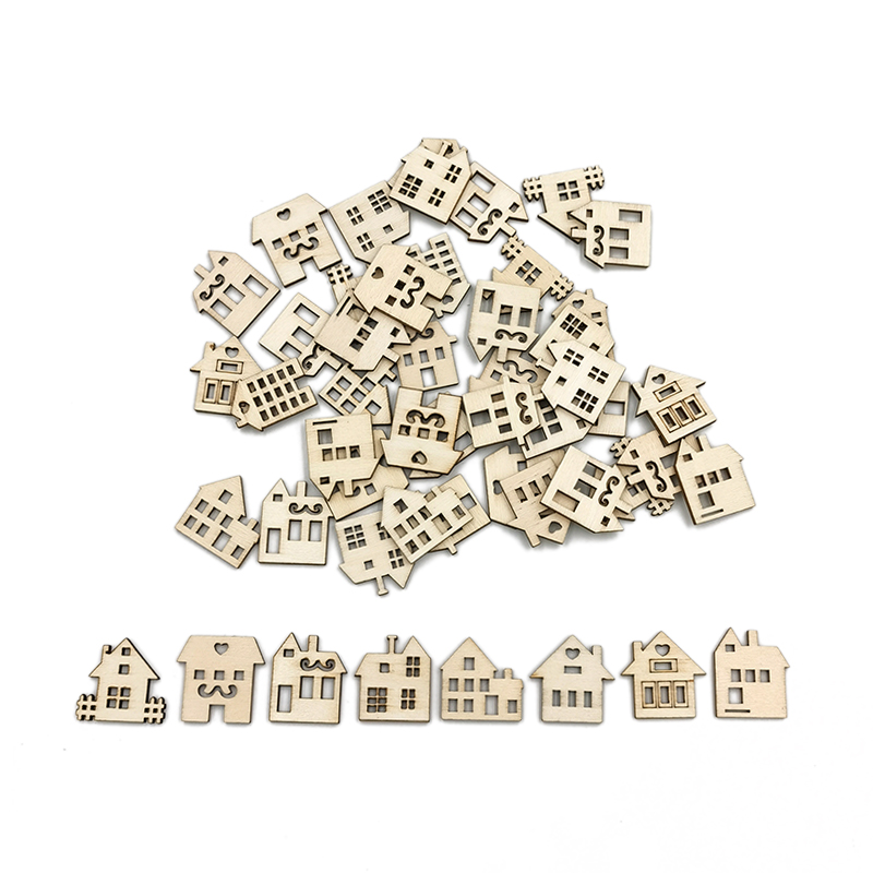 50pcs Unpainted Wood Slices fo - Art Craft For Preschool のレビューと価格