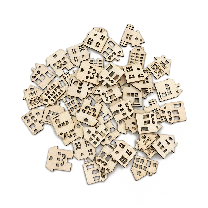 50pcs Unpainted Wood Slices fo - Art Craft For Preschool のレビューと価格